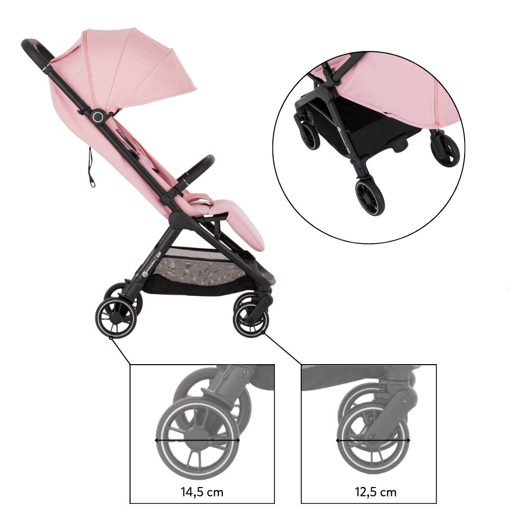 PETITE&amp;MARS Kočík športový Zip Silky Rose