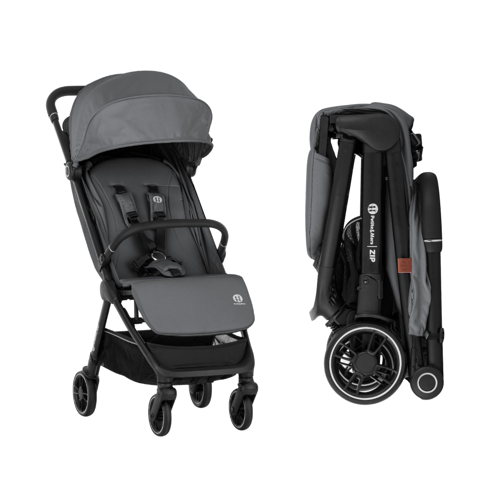 PETITE&MARS Kočík športový Zip Smoky Anthracite