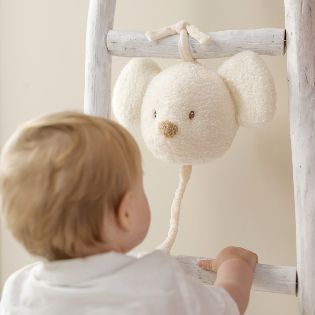 NATTOU Hračka hudobná Teddy myška 16 cm, 0m+