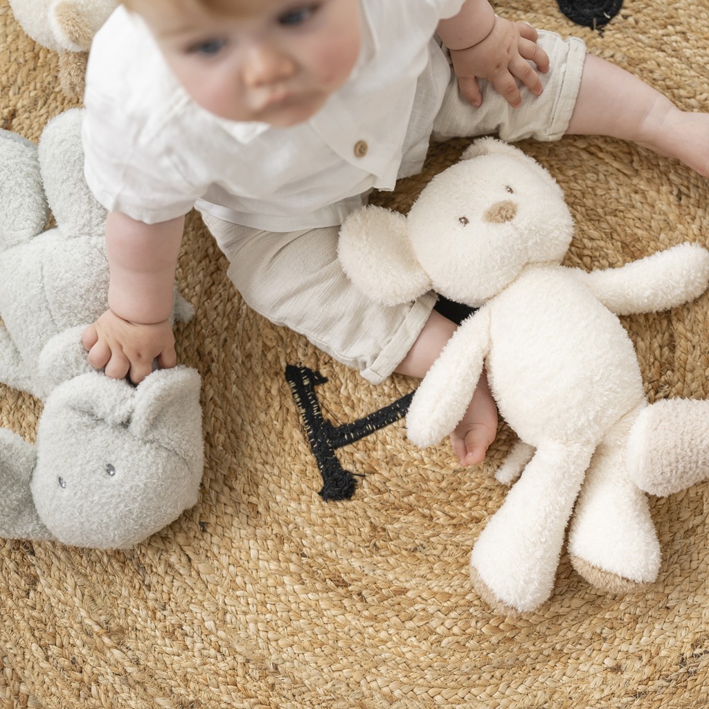 NATTOU Hračka plyšová Teddy myška 34 cm, 0m+