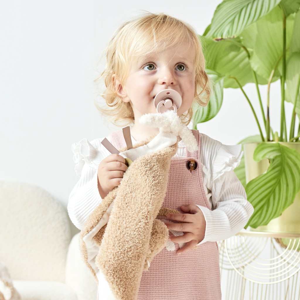 NATTOU Maznáčik plyšový maxi Teddy medvedík 28 x 28 cm, 0m+