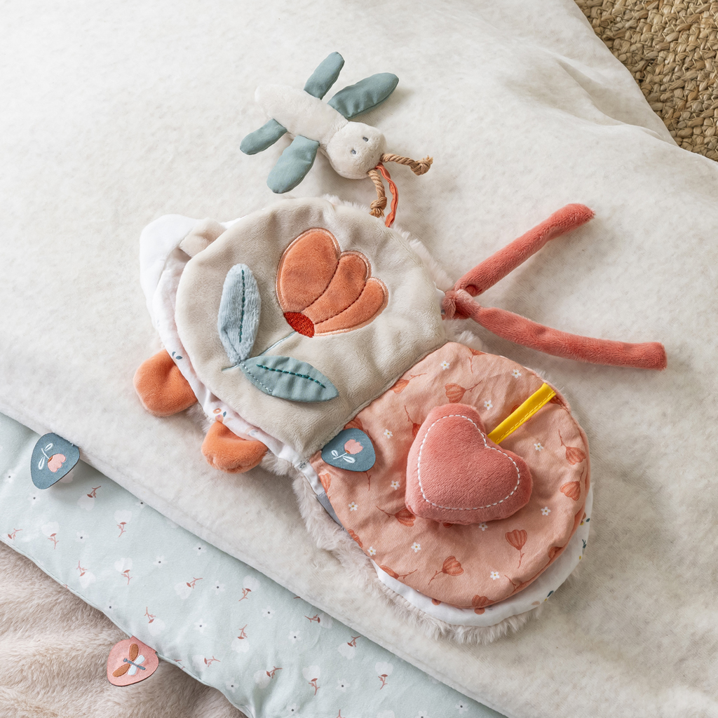 NATTOU Knižka plyšová ježko Zoe s aktivitami 14 cm Mila, Zoe &amp; Lana