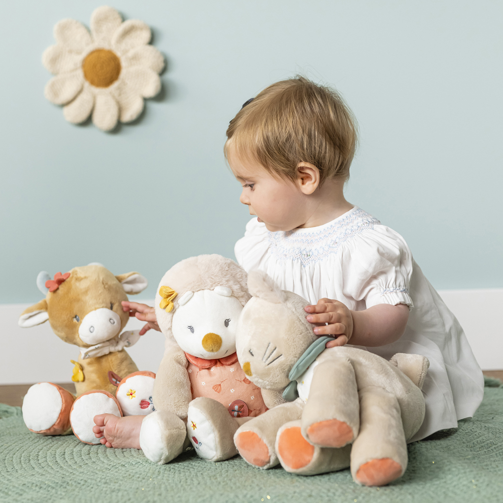 NATTOU Mačička plyšová Lana 32 cm Mila, Zoe &amp; Lana