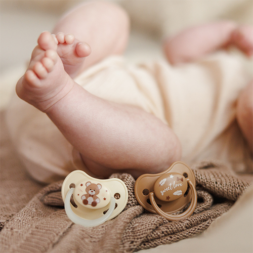 BABYONO Cumlíky silikónové anatomické 0-6m, 2 ks