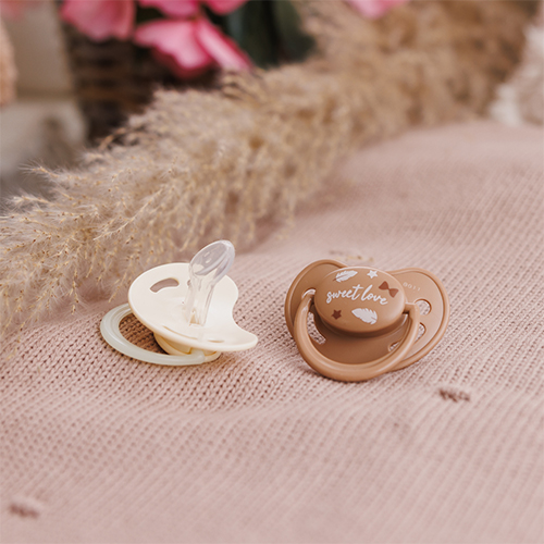 BABYONO Cumlíky silikónové anatomické 0-6m, 2 ks