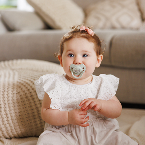 BABYONO Cumlíky silikónové anatomické 6-18m, 2 ks