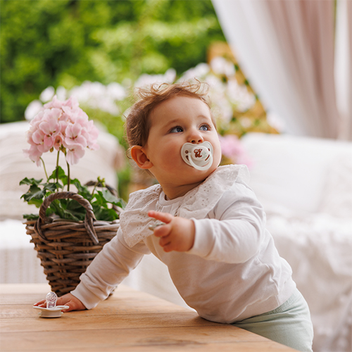 BABYONO Cumlíky silikónové anatomické 6-18m, 2 ks