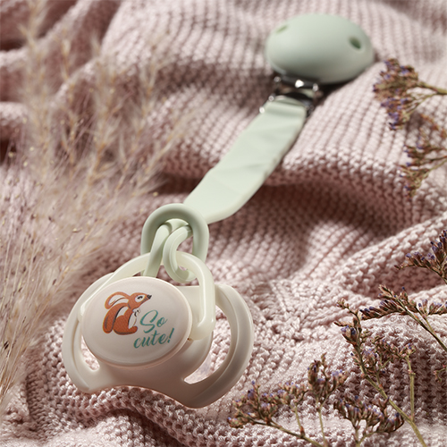 BABYONO Cumlíky silikónové symetrické 6-18m, 2 ks