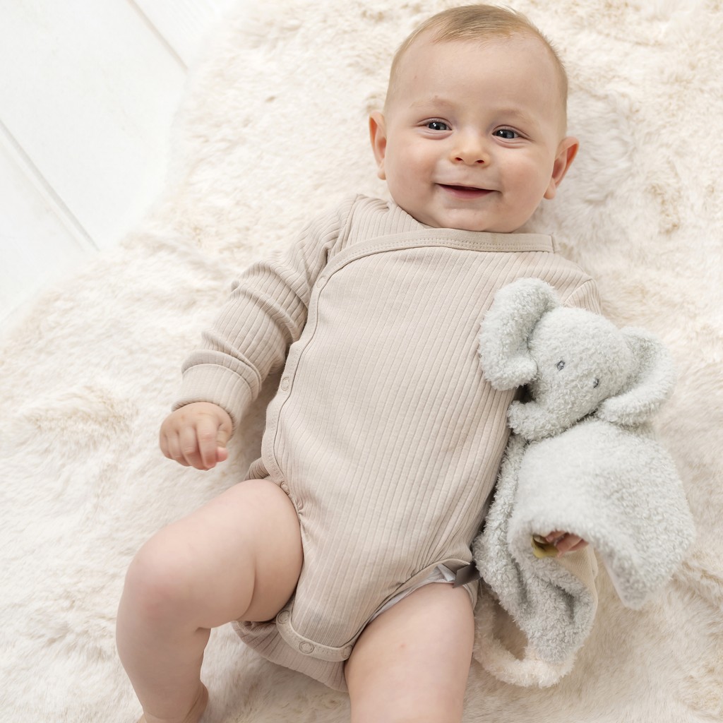 NATTOU Maznáčik plyšový  Teddy sloník 28 x 28 cm, 0m+