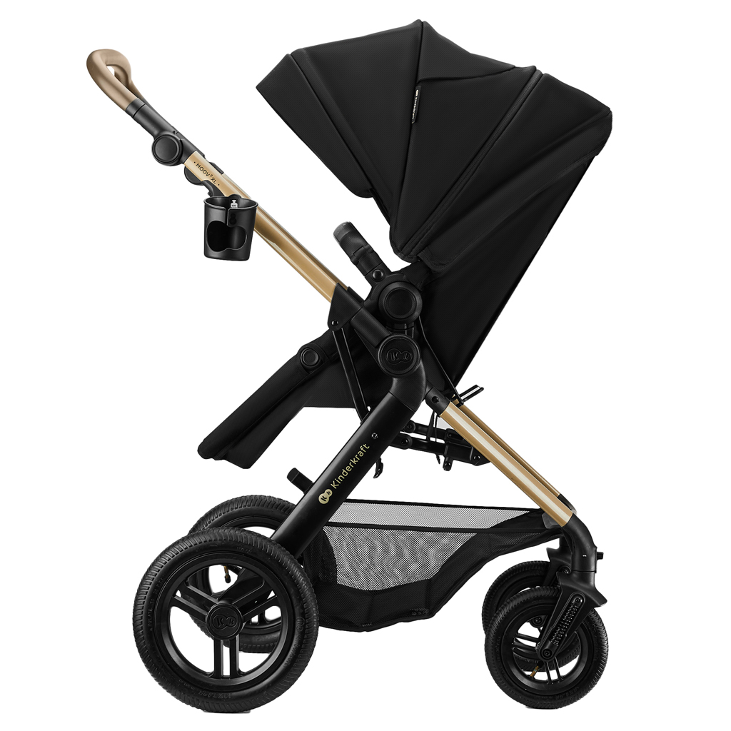 KINDERKRAFT Kočík kombinovaný 3v1 Moov 2 XL Air Black