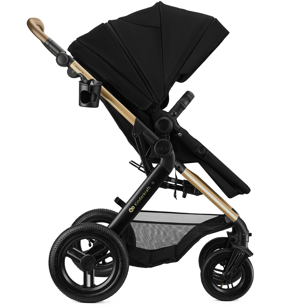 KINDERKRAFT Kočík kombinovaný 3v1 Moov 2 XL Air Black