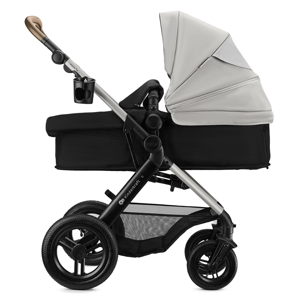 KINDERKRAFT Kočík kombinovaný 3v1 Moov 2 XL Air Grey