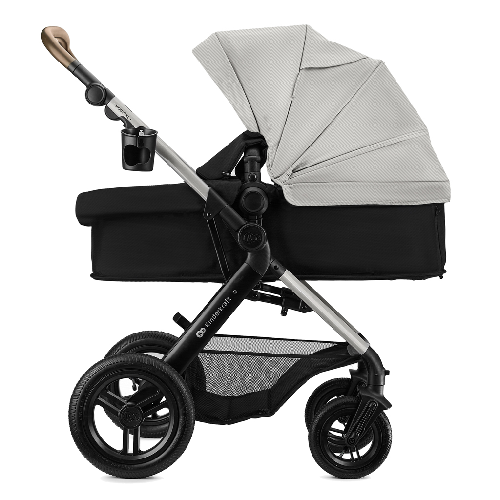 KINDERKRAFT Kočík kombinovaný 3v1 Moov 2 XL Air Grey