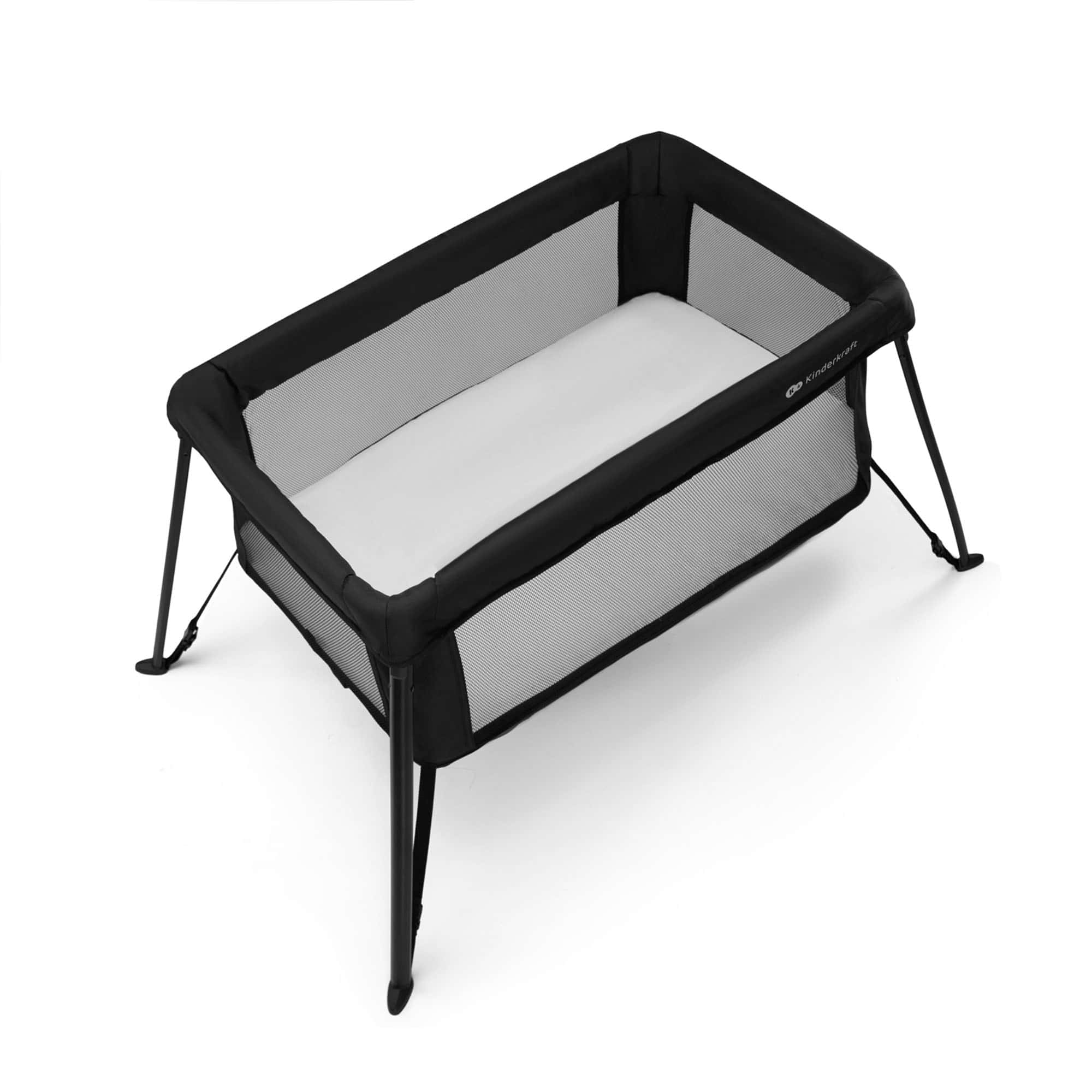 KINDERKRAFT Postieľka cestovná Cami Black