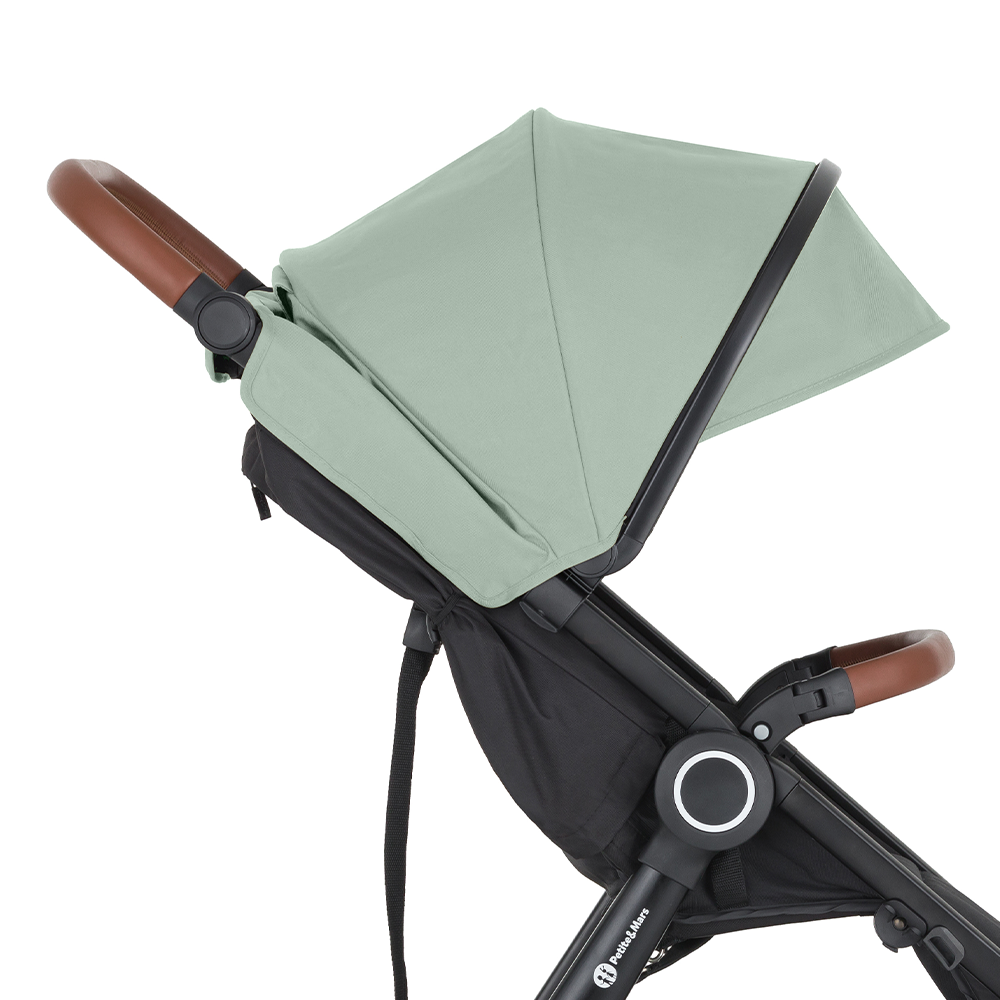 PETITE&amp;MARS Strieška ku kočíku Street2 Iron Green