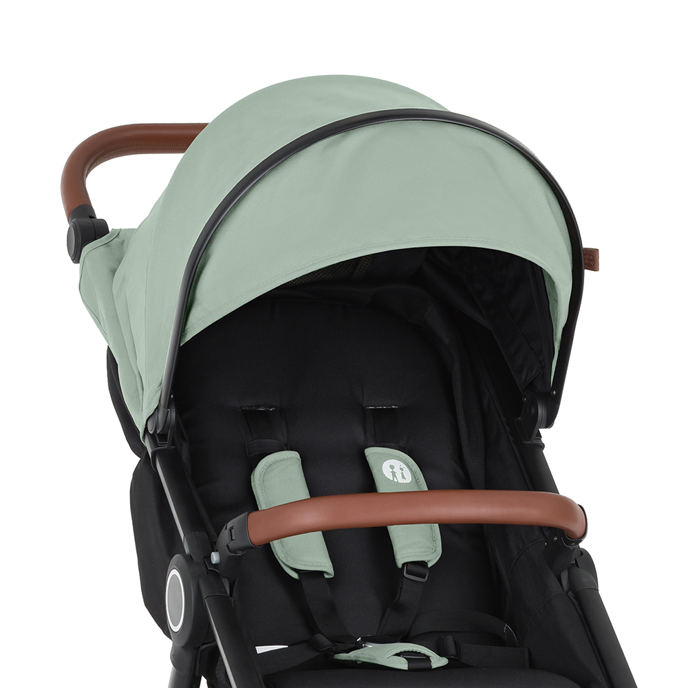 PETITE&amp;MARS Strieška ku kočíku Street2 Iron Green