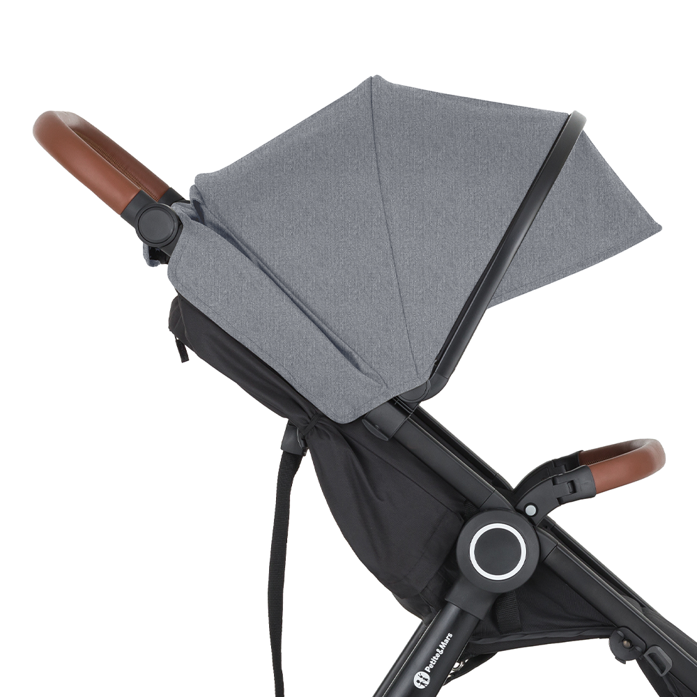 PETITE&amp;MARS Strieška ku kočíku Street2 Ultimate Grey