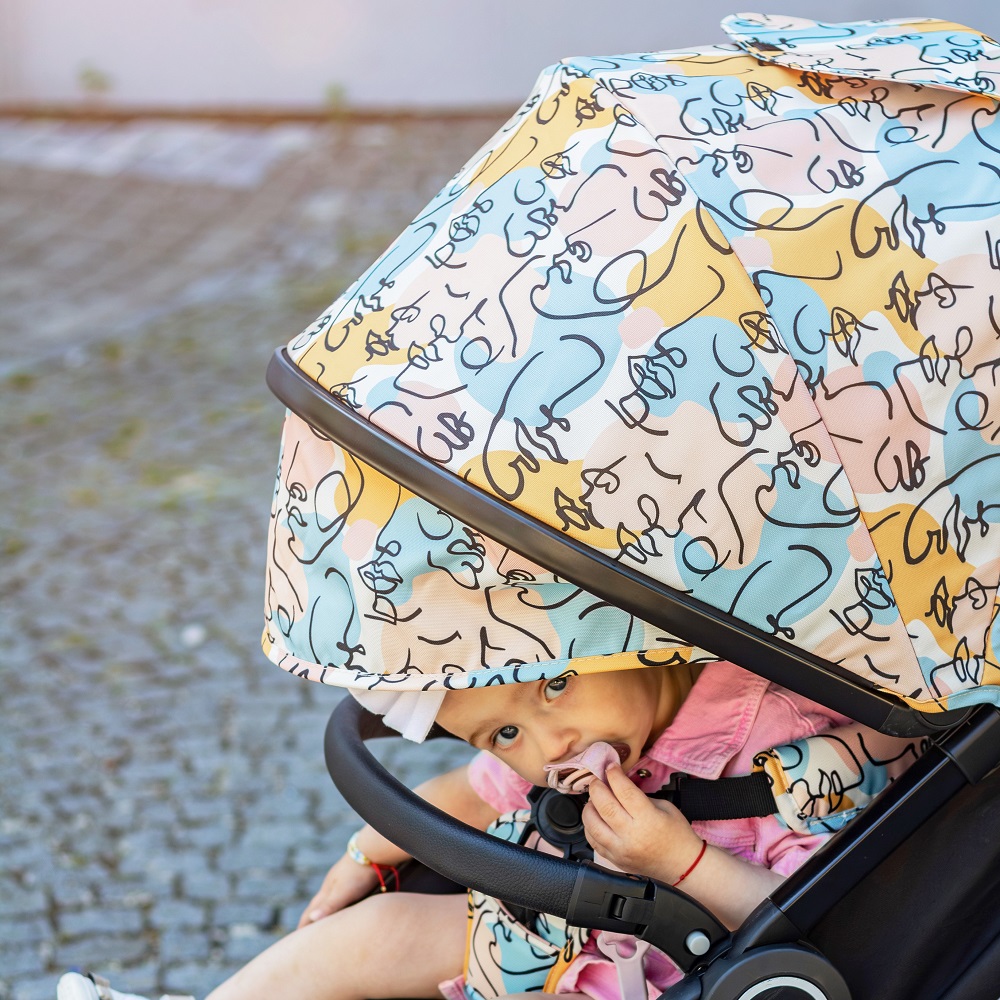 PETITE&amp;MARS Strieška na kočík Street+/Street2 Limited 100 Faces