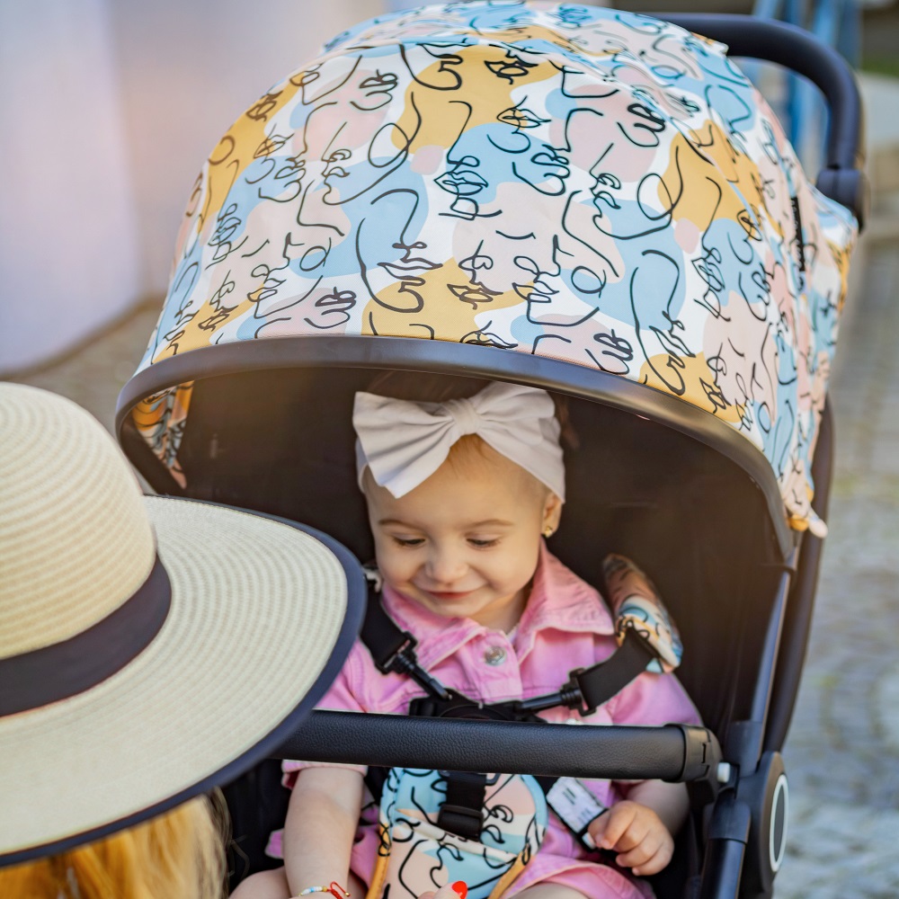 PETITE&amp;MARS Strieška na kočík Street+/Street2 Limited 100 Faces