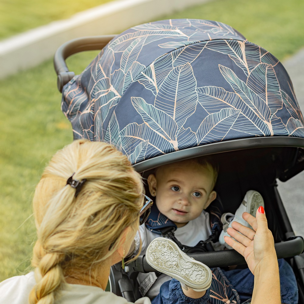 PETITE&amp;MARS Strieška na kočík Street+/Street2 Limited 100 Palmtree