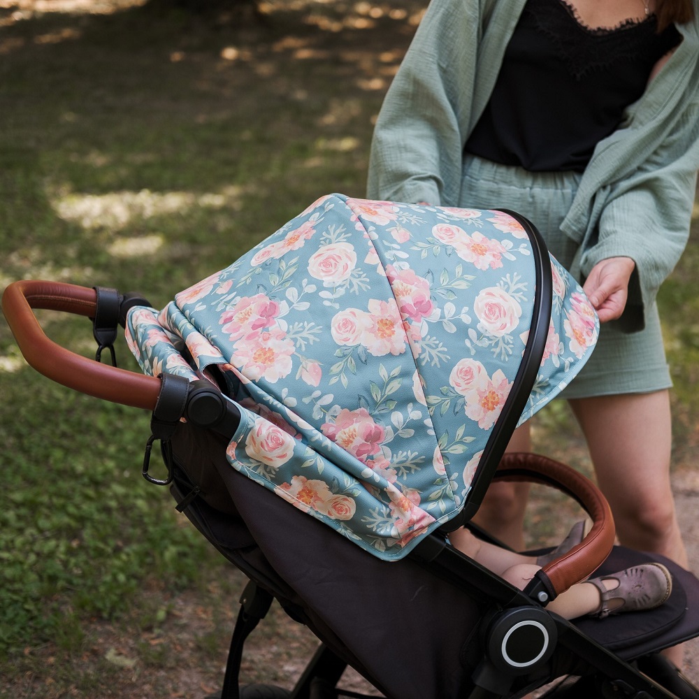 PETITE&amp;MARS Strieška na kočík Street+/Street2 Limited 100 Roses