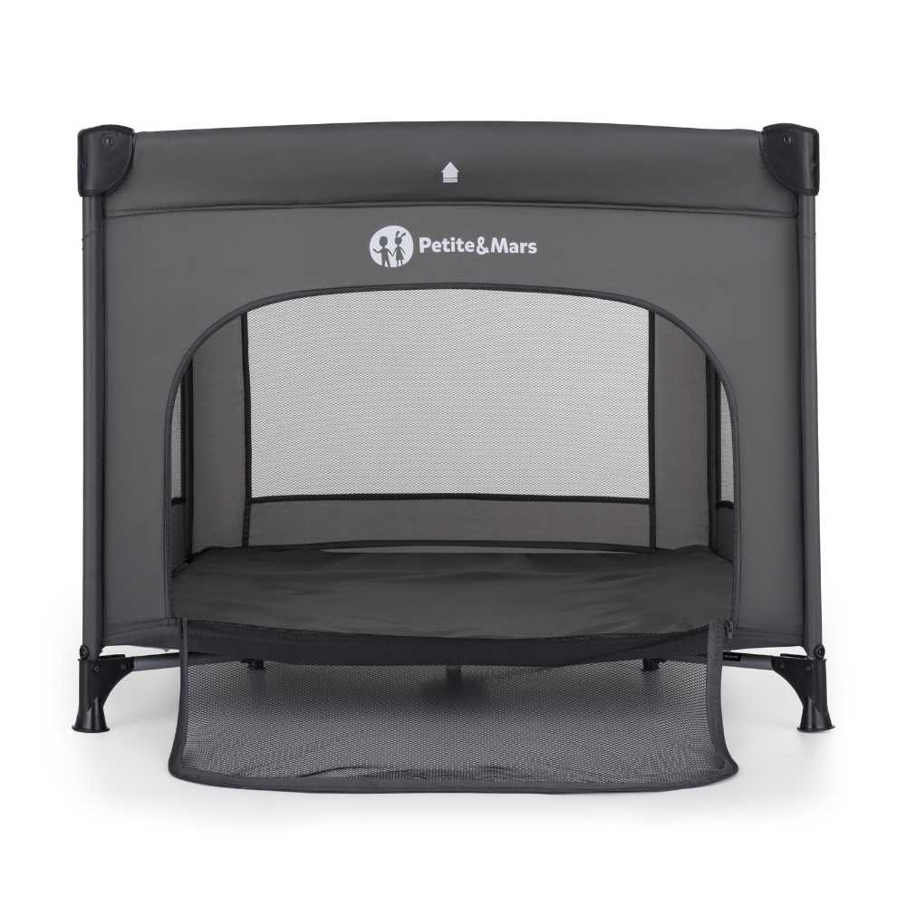 PETITE&amp;MARS Ohrádka cestovná Nook Urban Charchoal Grey