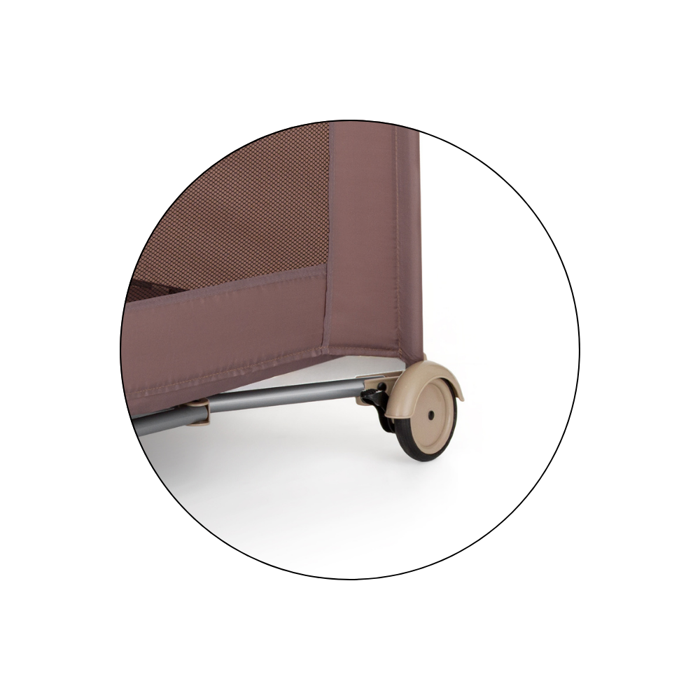 PETITE&amp;MARS Postieľka cestovná Nyja Elegant Dreamlines Mocha