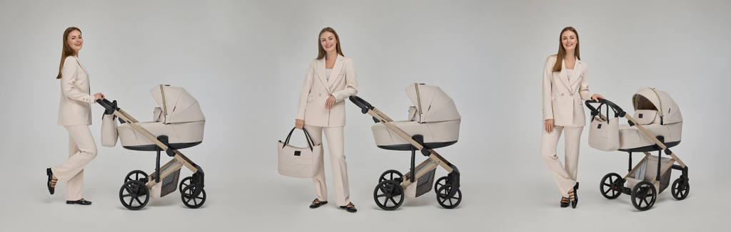 ADAMEX Kočík kombinovaný Dolce Natura Vanilla