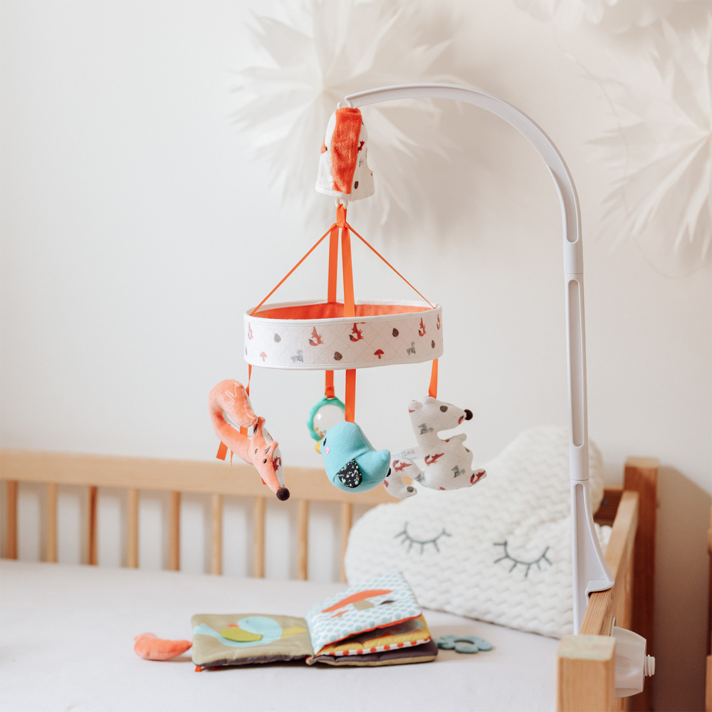 CANPOL BABIES Kolotoč plyšový s melódiami FOX