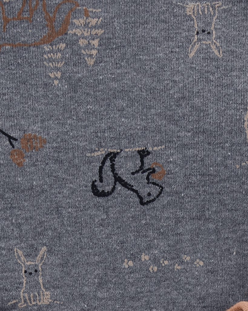 CARTER'S Body dl. rukáv Bear chlapec LBB 4ks NB /veľ.56