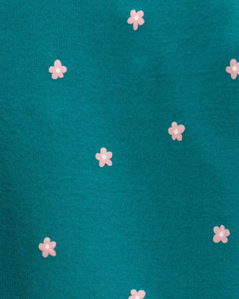 CARTER'S Body dl. rukáv Floral dievča 4ks NB /veľ.56