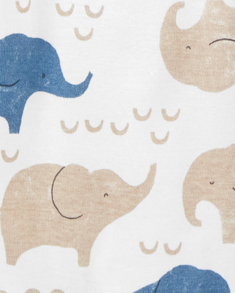 CARTER'S Body dlhý rukáv Blue Animals chlapec 4ks PRE/ veľ. 46