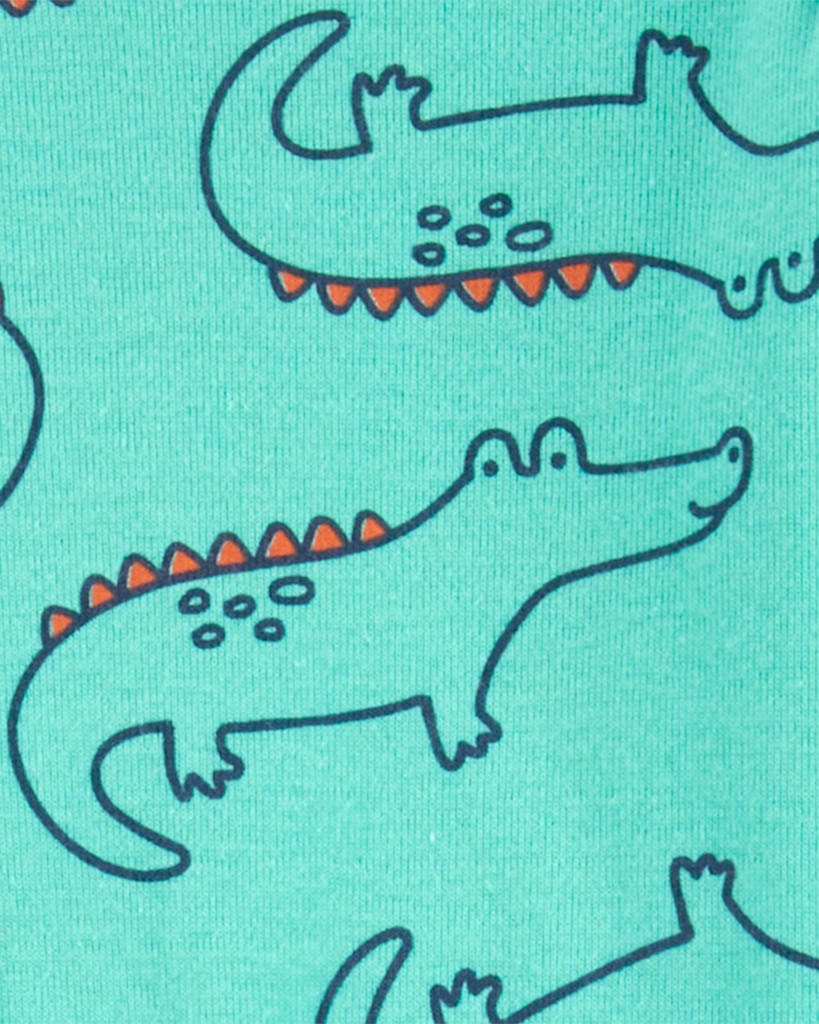 CARTER'S Body dlhý rukáv Blue/Gray Animal chlapec 4ks NB/ veľ. 56