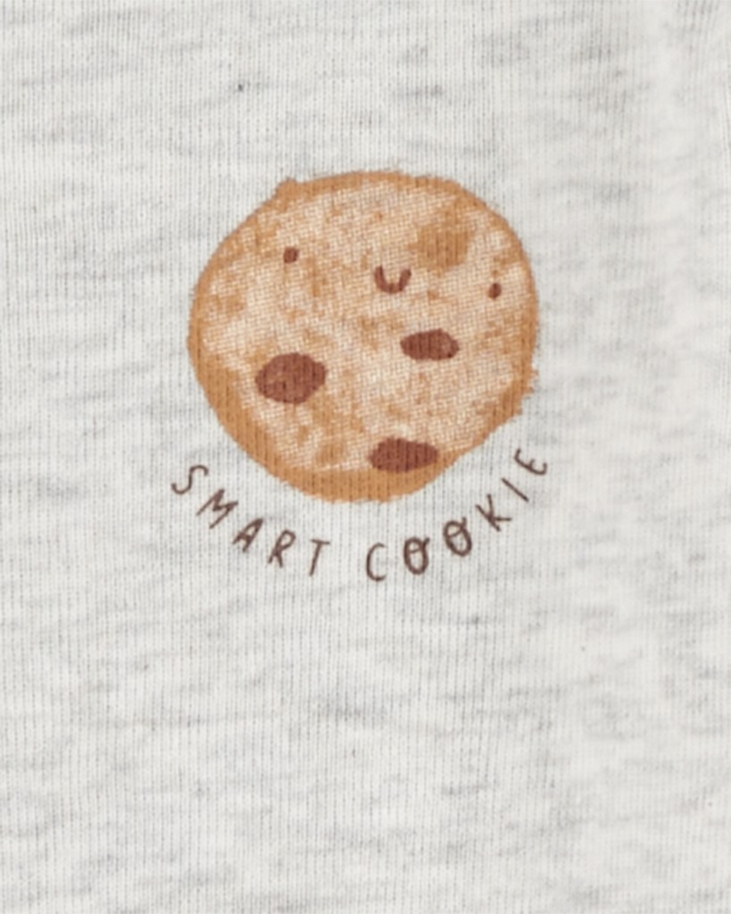 CARTER'S Body dlhý rukáv Milk&amp;Cookies neutrál 4ks NB/ veľ. 56