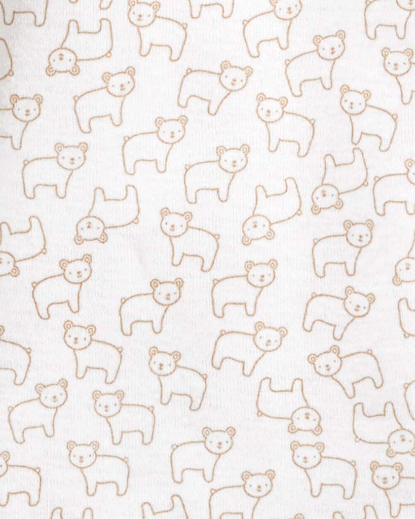 CARTER'S Body krátky rukáv Animals neutrál LBB 5ks PRE