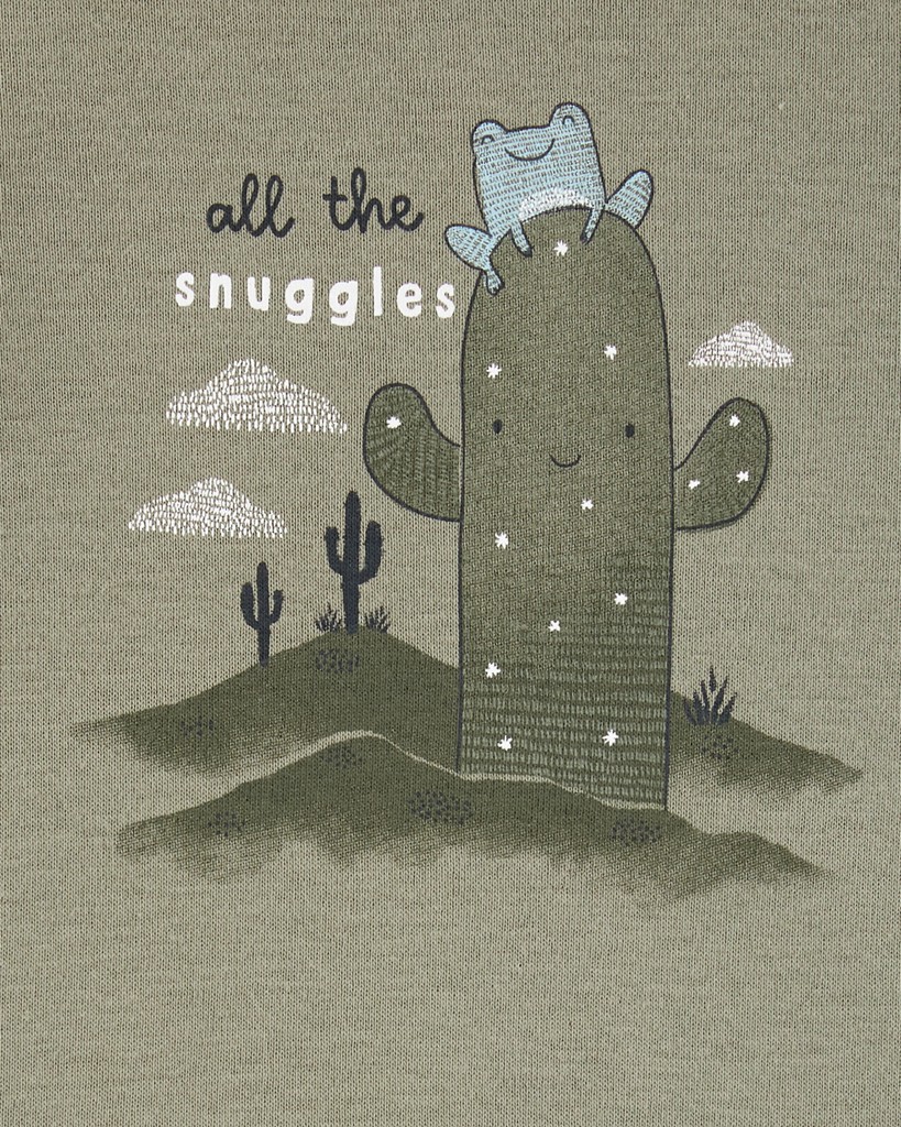 CARTER'S Body krátky rukáv Cactus &amp; Buffalo chlapec 5ks NB/ veľ. 56