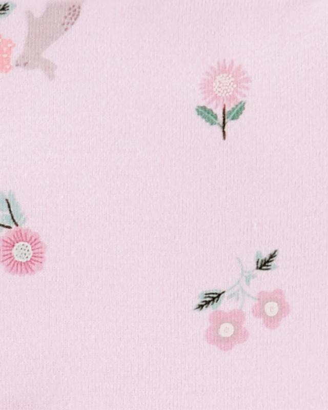 CARTER'S Body krátky rukáv Floral Pink dievča LBB 5 ks PRE/ veľ. 46