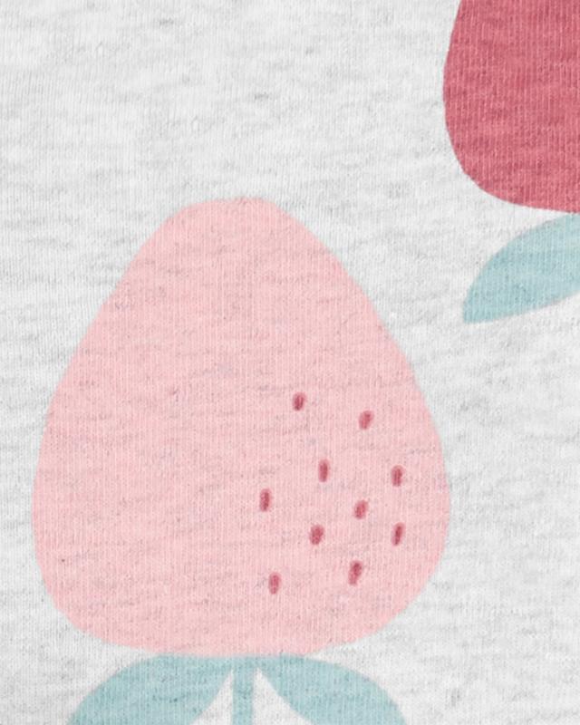 CARTER'S Body krátky rukáv Strawberry dievča LBB 5 ks PRE/ veľ. 46