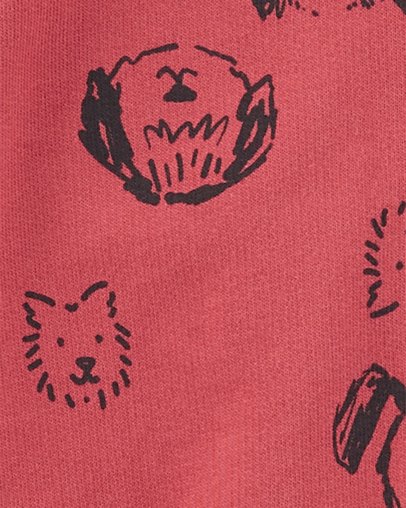 CARTER'S Overal na zips bez nožičiek kr. rukáv Red Dog chlapec 3m