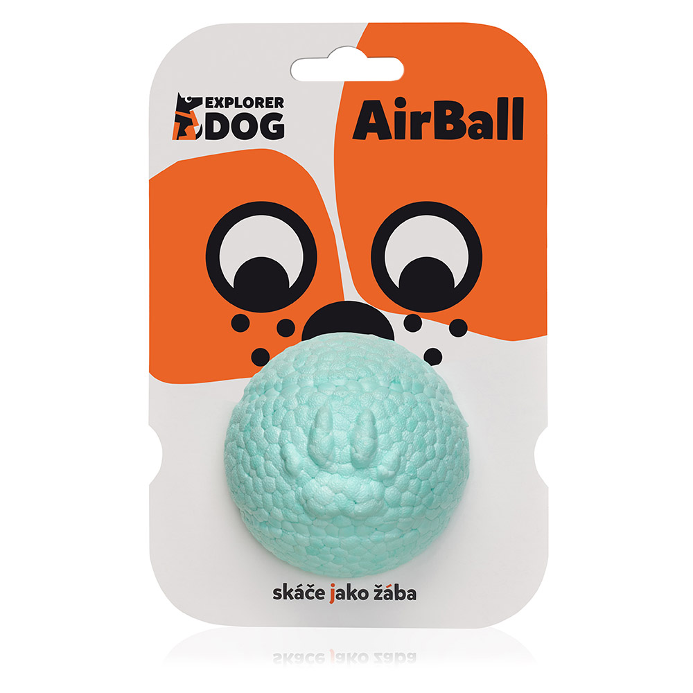 EXPLORER DOG Airball Tyrkysový 8 cm