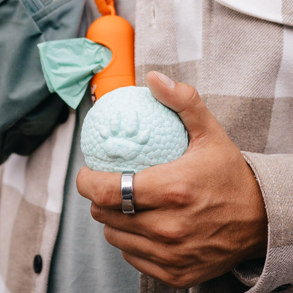 EXPLORER DOG Airball Tyrkysový 8 cm