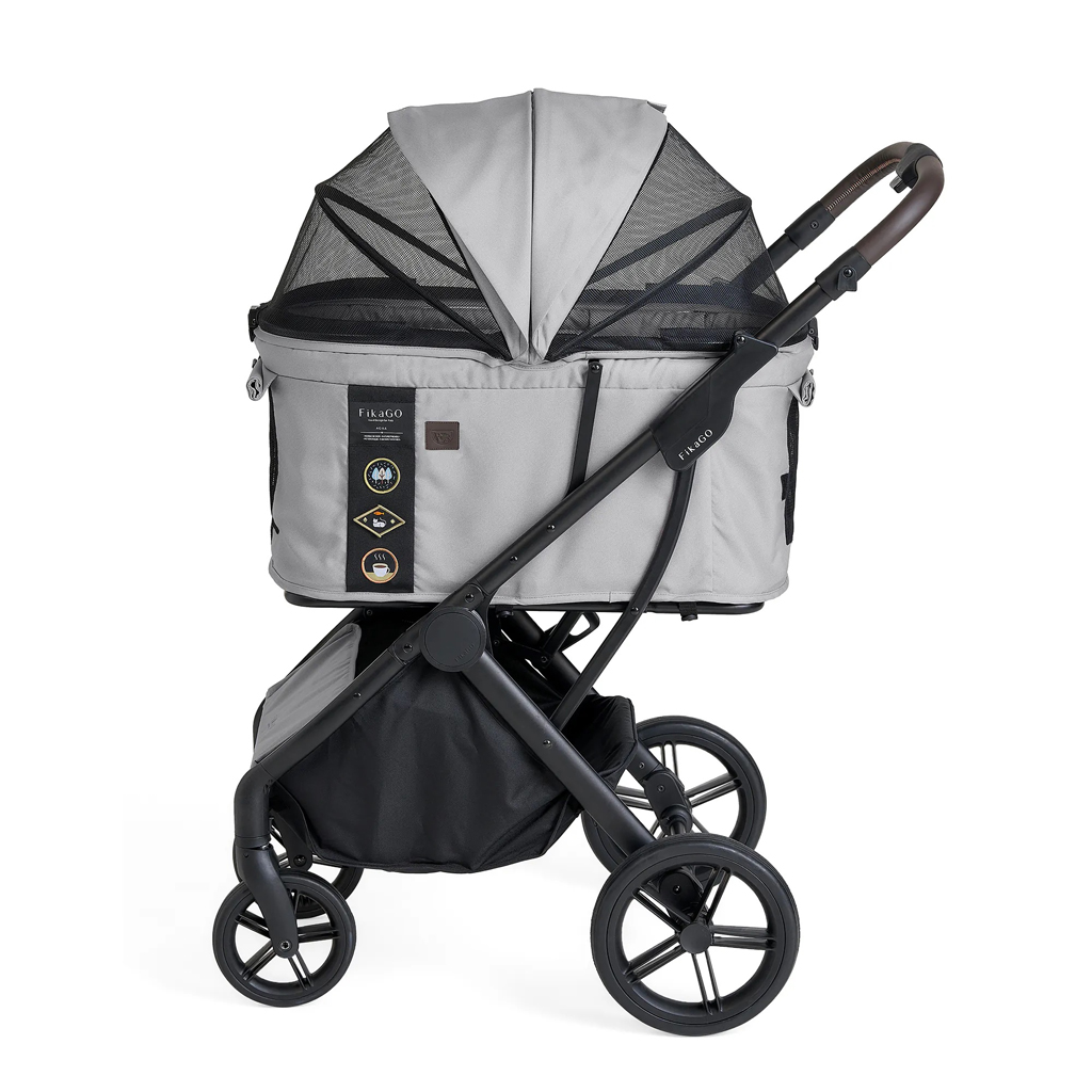 FIKAGO Kočík pre mačky / psov AGILE2 Soft Grey