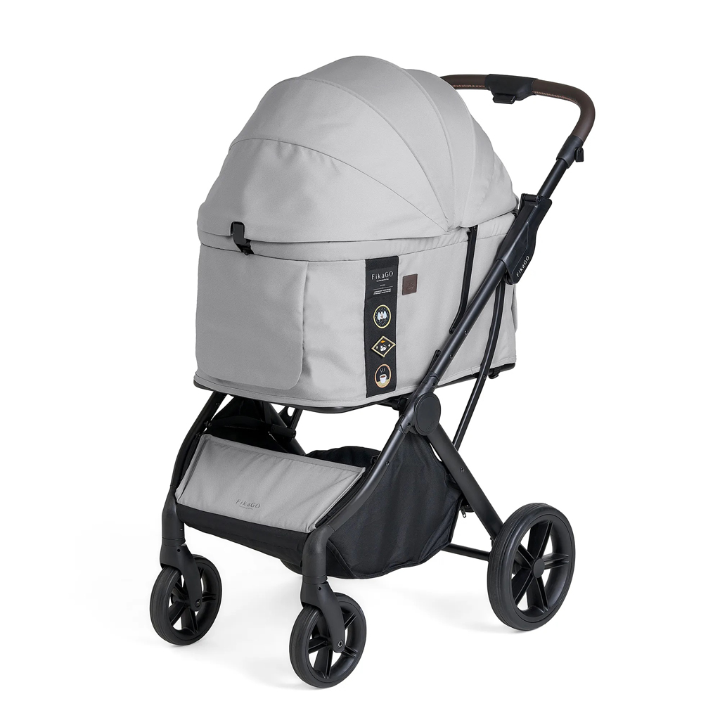 FIKAGO Kočík pre mačky / psov AGILE2 Soft Grey