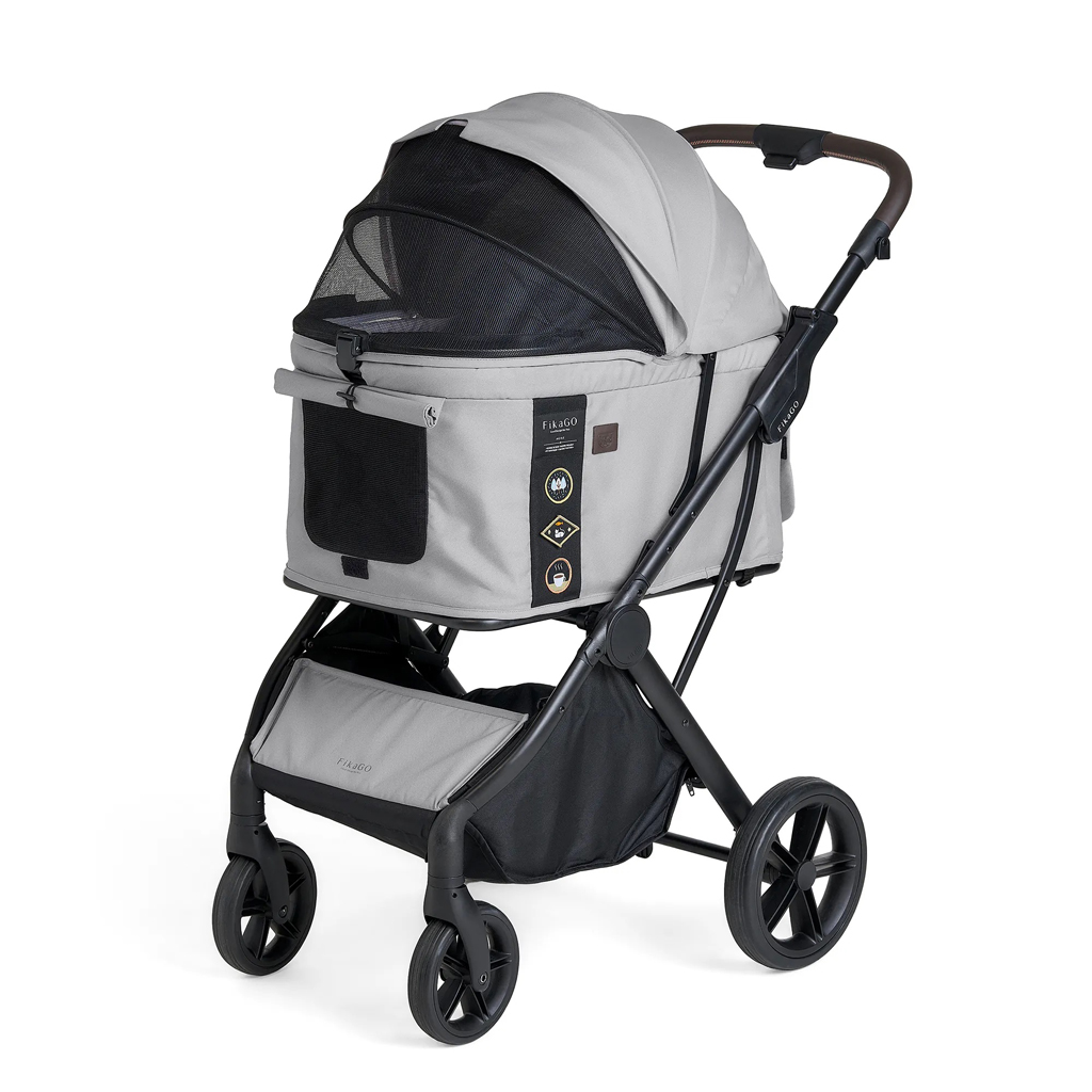 FIKAGO Kočík pre mačky / psov AGILE2 Soft Grey