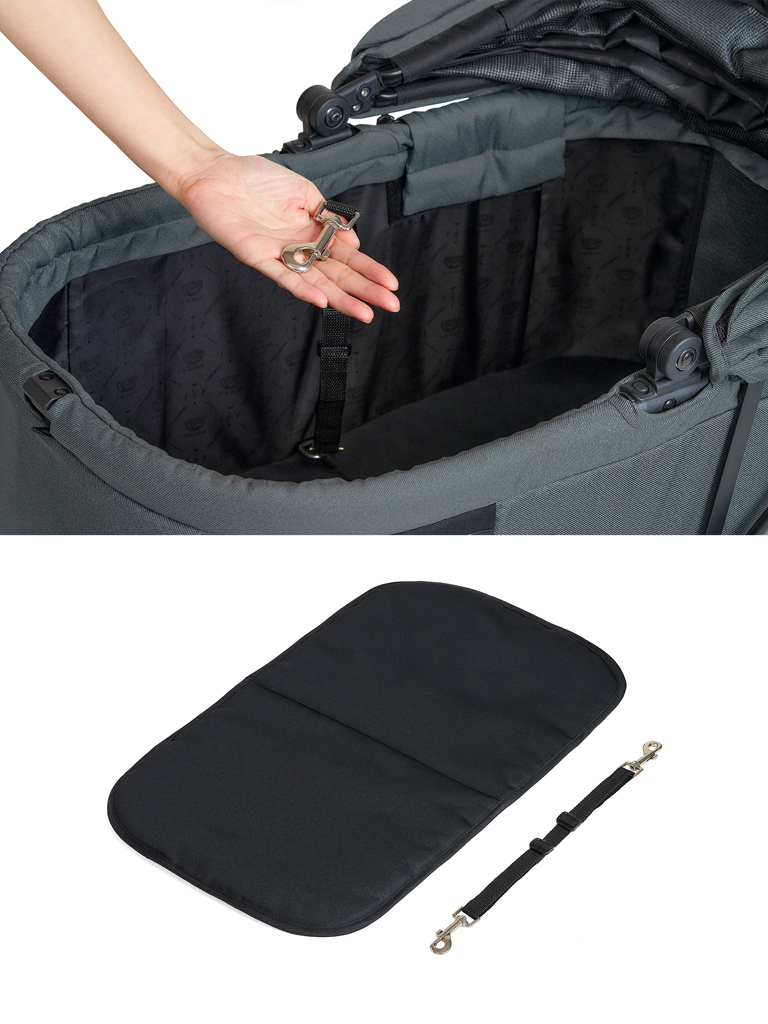 FIKAGO Kočík pre mačky / psov AGILE2 Soft Grey