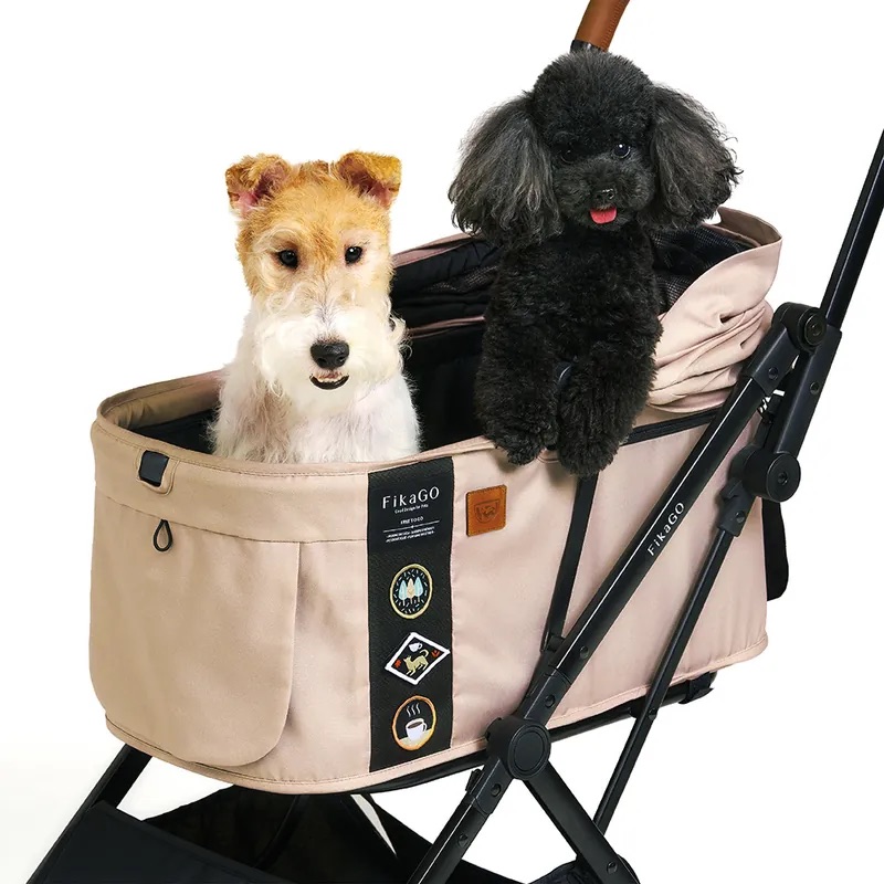 FIKAGO Kočík pre mačky / psov FTG Hygge Beige