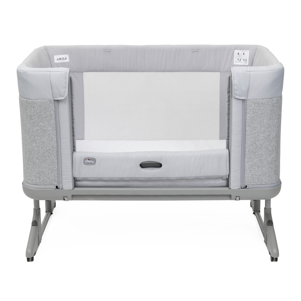 CHICCO Postieľka Next2Me Forever - Ash Grey