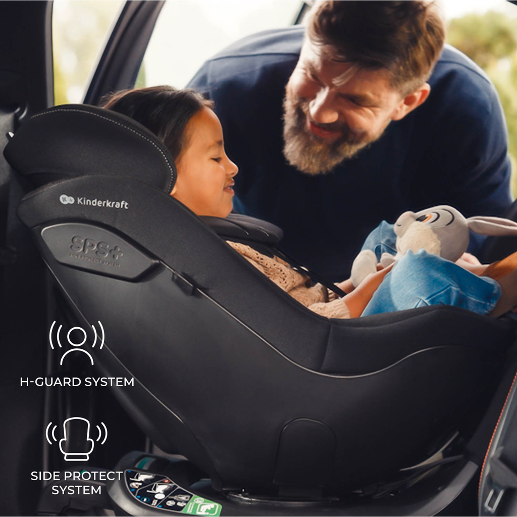 KINDERKRAFT Autosedačka I-Guard Pro I-size (61–105 cm) Black