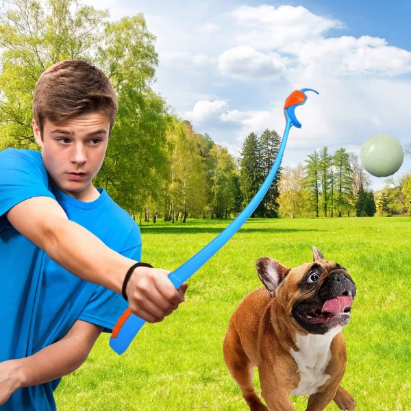 NERF DOG Darčekový set - svietiaca loptička Lightning 6,5 a Sonic loptička s vôňou arašidového masla
