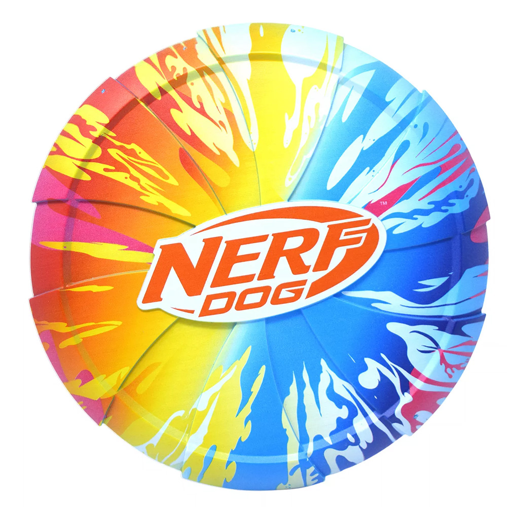 NERF DOG Hračka pre psov disk s farebným úchopom 24 cm
